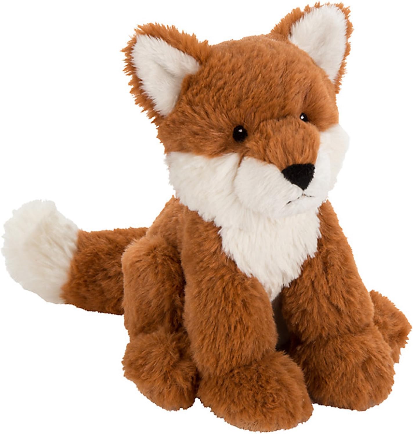 John Lewis Buster the Boxer Olivia the Fox Sitting Plush Soft Toy, Brown, H18cm