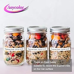 Anycolor 6-Pack Compatible with Brother P Touch TZe