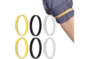 Amzlysdok Sleeve Holders,Stretchy Anti-Slip Metal Sleeve Garters, Elastic Arm Straps Fixing Long Sleeves for Men Women Use