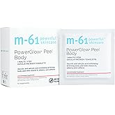 m-61 PowerGlow Peel Body | Exfoliating Body Towelette With Glycolic And Salicylic Acid. 1 Minute, 1 Step - 10 Treatments