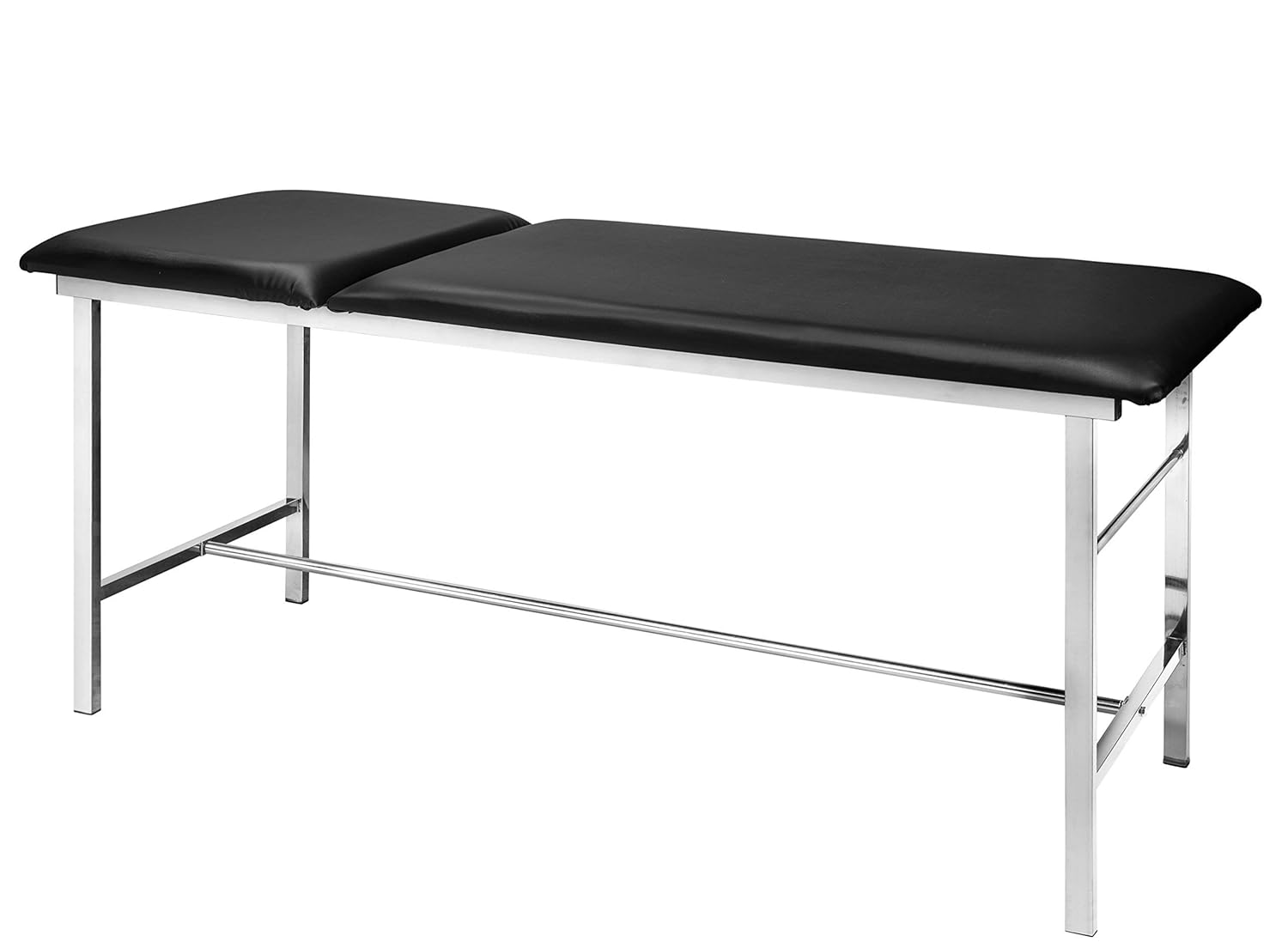 AdirMed Reliable & Comfortable Medical Exam Table - Built In Paper Towel Dispenser - Durable 2” Foam Padding - Powder Coated Steel Frame - Adjustable Backrest - Up to 440lbs - Easy To Clean (Black): Beauty