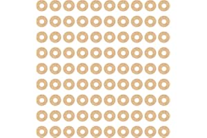 YIJU 90Pcs Piano Balance Gasket Set - Regulating Repair Accessory, Piano Front Rail Punchings, Shims Dia 12mm Piano Parts