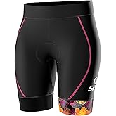 SLS3 Triathlon Shorts Women, Premium FX Fabric - Womens Tri Shorts for All abilities. Super Comfy Womens Triathlon Shorts