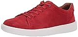 Clarks Men's Cambro Low Sneaker, Red Suede, 9