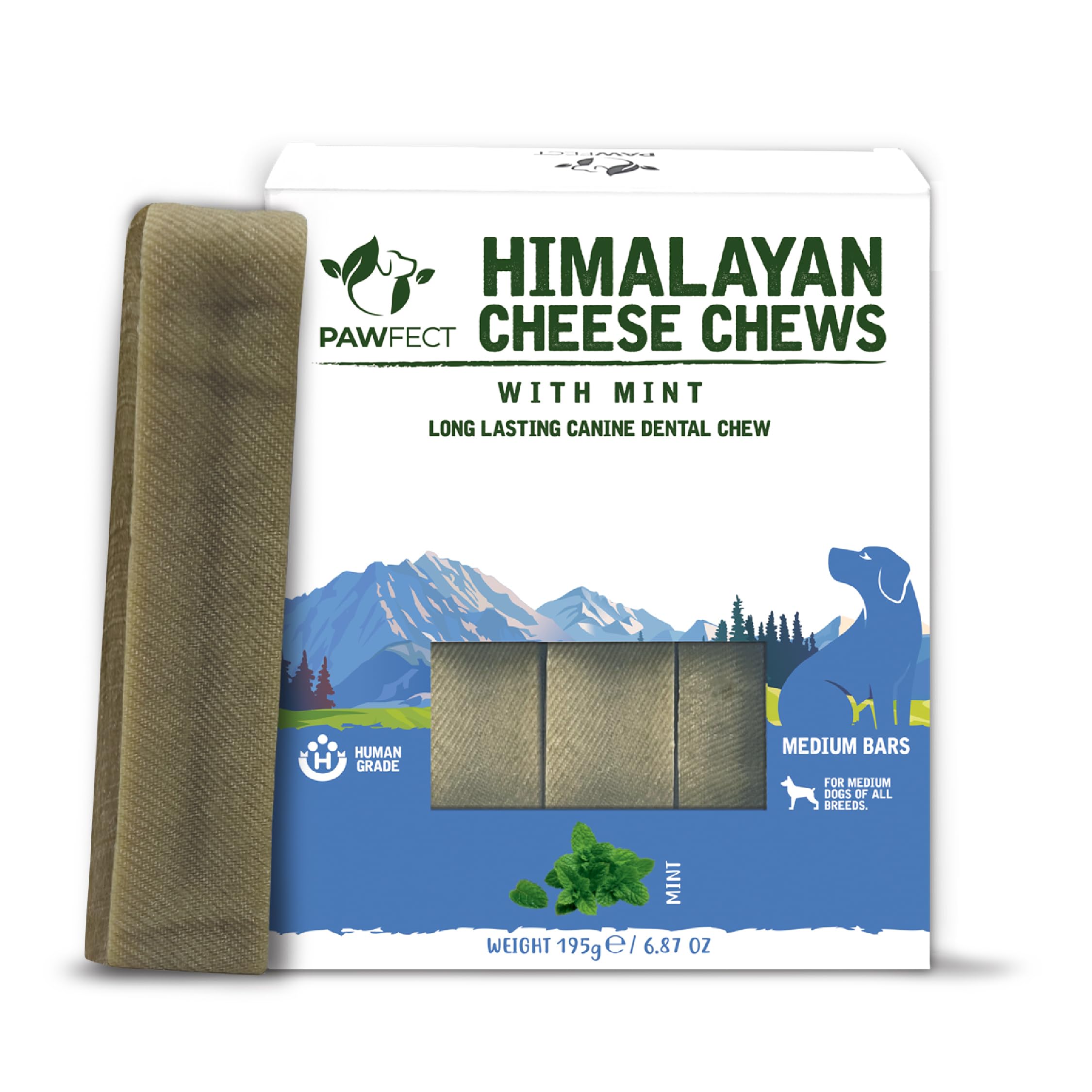Pawfect Dental chews variations (Mint/195g)