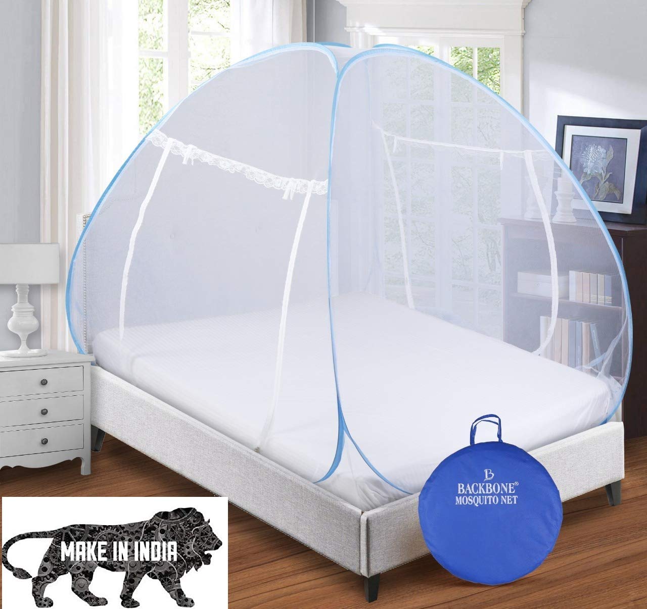 The 10 Most Reliable and Durable Mosquito Net for Double Bed 11 Backbone Foldable Mosquito Net for King-Size Double Bed