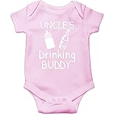 CBTwear Uncles Drinking Buddy Baby Bodysuit Cute Newborn Boy Clothes Adorable Infant Unisex Romper
