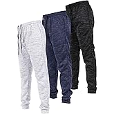 Ultra Performance 3 Pack Mens Joggers Mens Athletic Sweatpants with Pockets for Men, Small - 3X