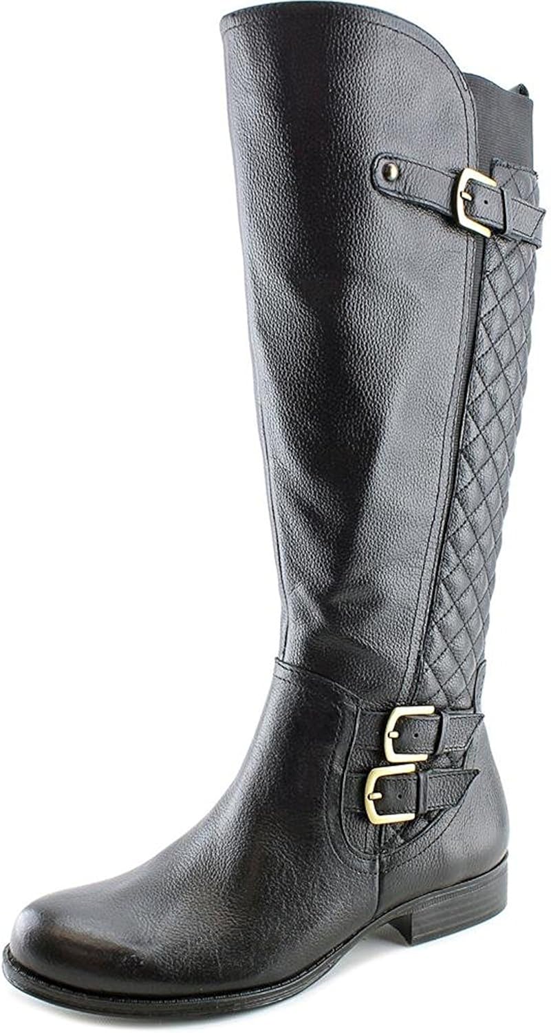 naturalizer riding boots wide calf