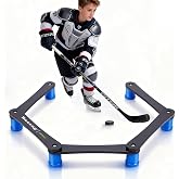 Baseng Hockey Stick Handling Trainer | Adjustable Hockey Training Equipment for Puck Control, Hand-Eye Coordination &amp; Reaction Time | Portable On/Off Ice Trainer for All Ages,5/7 Sections
