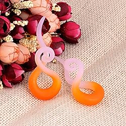 YOFANST 2pcs Double Twist Taper Hanger Plugs Purple