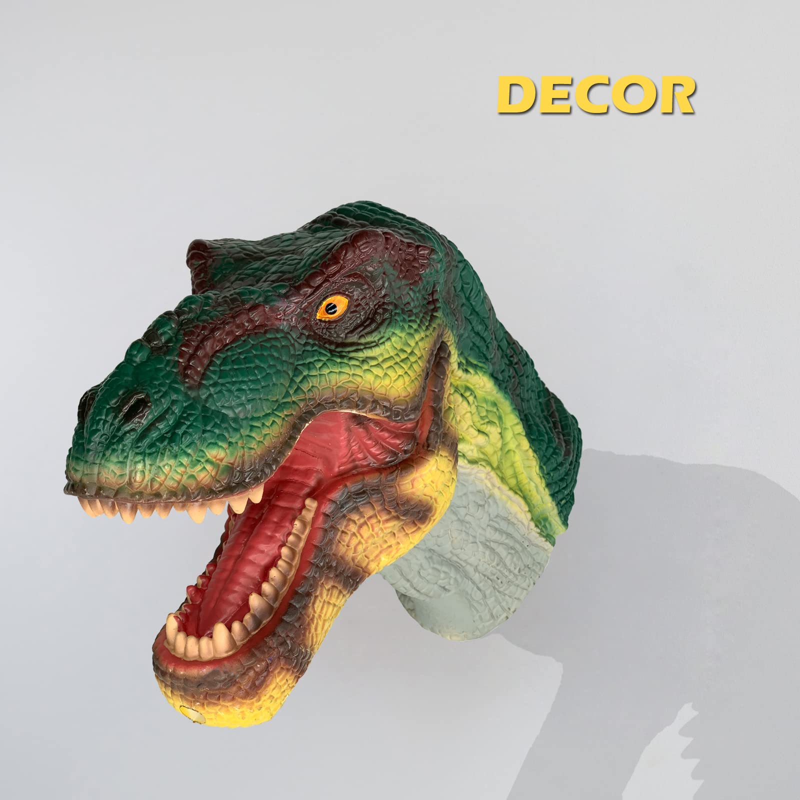 Gemini&Genius Dinosaur Toys Tyrannosaurus Rex Puppets with Audio Support, Dinosaurs Hand Puppet Halloween Scary Toys Role Play and Party SuppliesToys for Kids 3-12 Years Old