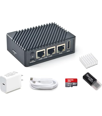 Amazon.com: youyeetoo NanoPi R5S Mini Router with Metal Case,4GB