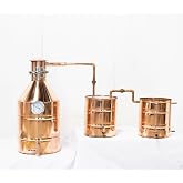 5 Gallon All-Copper Moonshine Whiskey Still KIT | Built with Copper to remove the sulfer and sulfites from the mash