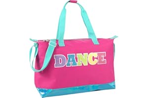 MADISON & DAKOTA Garment Dance Shoulder Bags for Girls, Teen Dancers, Costumes, Boys | Holographic Glitter Dance Bag for Kids