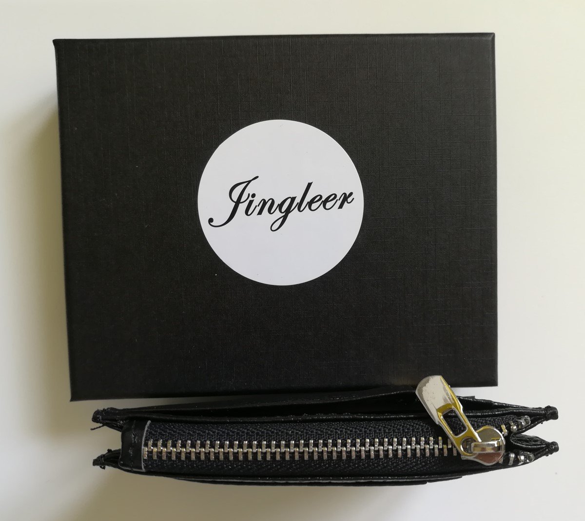 Credit Card Holder,Jingleer Slim RFID Blocking Front Pocket Leather Credit Card Wallet for Men,7 Card Slots & Imported Genuine Leather