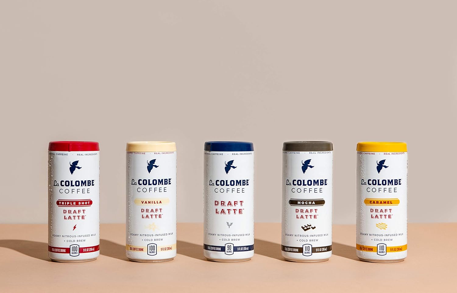 La Colombe Triple Draft Latte - 9 Fluid Ounce, 16 Count - 3 Shots Of Cold-Pressed Espresso and Frothed Milk - Made With Real Ingredients - Grab And Go Coffee : Grocery & Gourmet Food
