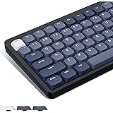 XVX Low Profile Keycaps, PBT Keycaps 144 Keys, Skyline Custom Keyboard Keycaps Full Set, Double Shot Keycaps for 60% 65% 75%