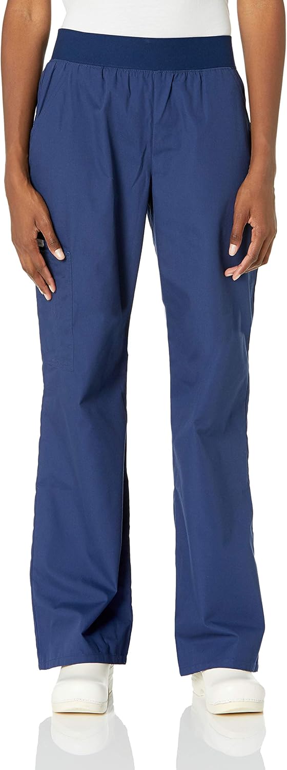 CHEROKEE Womens Scrubs Flexibles MidRise Contrast Waist Pullon Pant