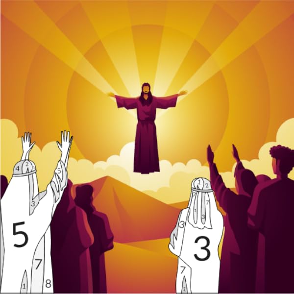 Amazon Com Bible Coloring Coloring Pages Color By Number Coloring Book Paint By Number Apps Games