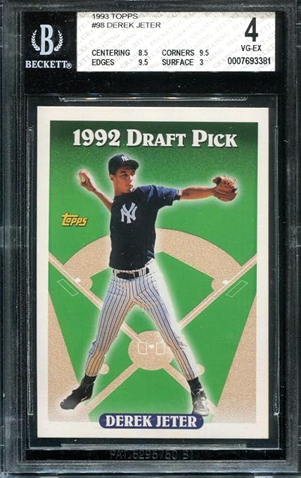 topps 1993 98 derek jeter new york yankees