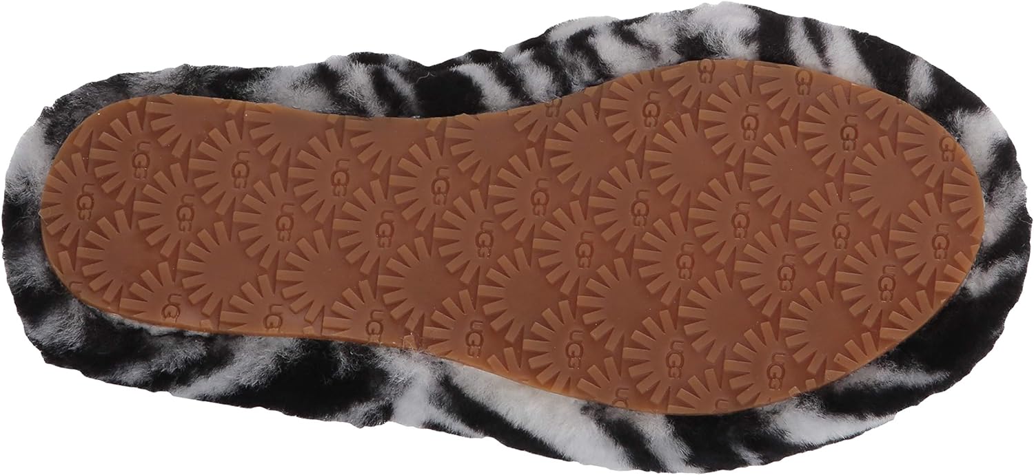  | UGG Unisex-Child K Fluff Yeah Slide Zebra Slipper | Slippers