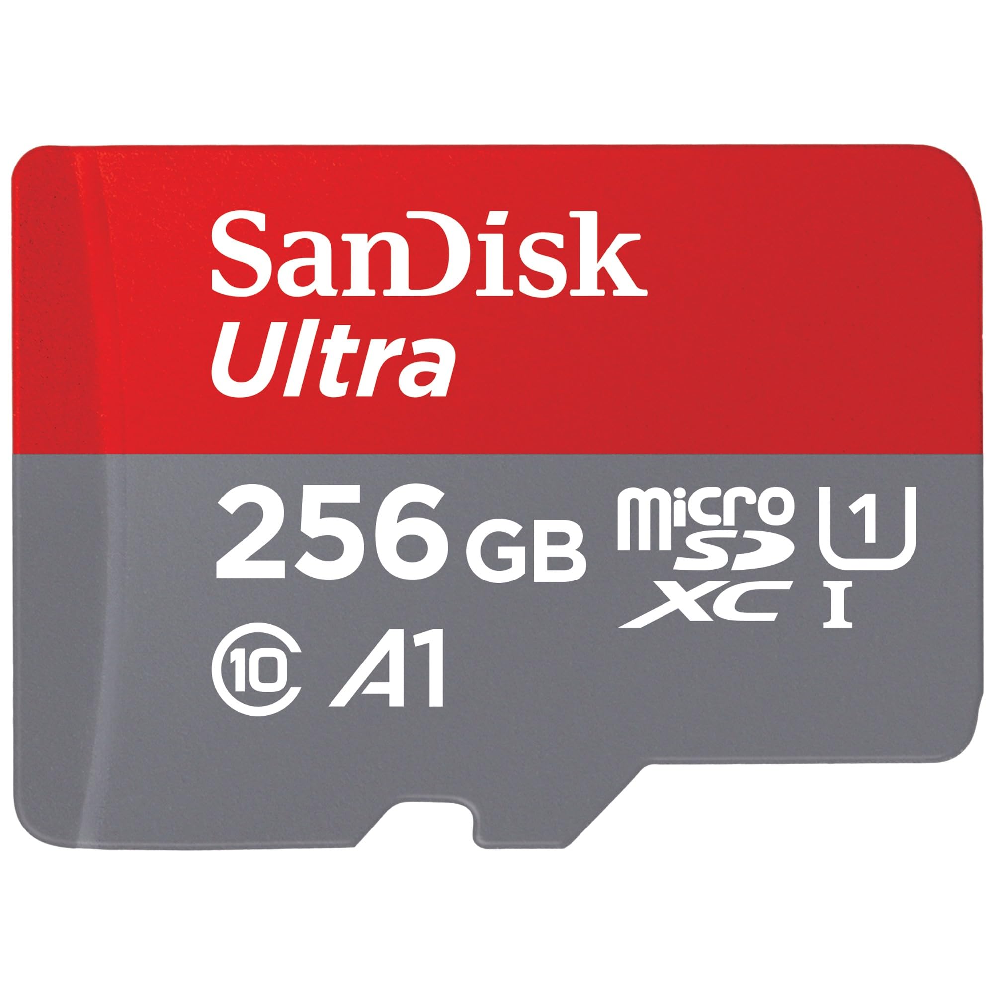 SanDisk 256GB Ultra microSDXC card + SD adapter, Memory card Full HD, up to 150 MB/s, For smartphones and Tablets, with A1 App Performance, UHS-I, Class 10, U1 — image 1
