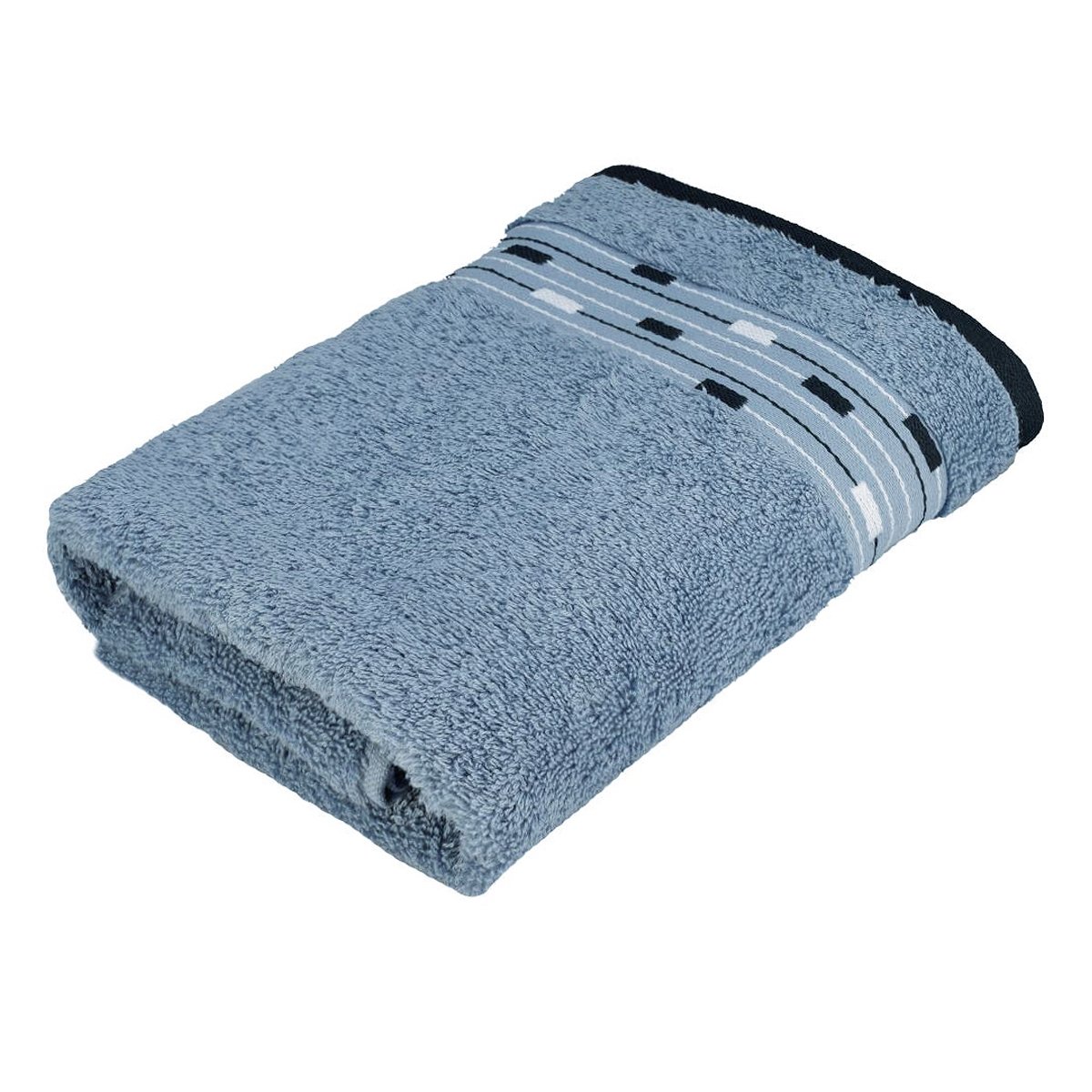 frottana Magic shower towel 67 x 140 cm made of 100% cotton, bluestone