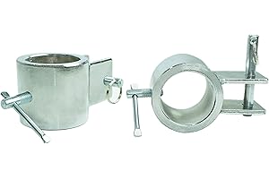 Valor Fitness Weight Lifting Collars for Olympic Barbells and Weightlifting Chains - Sold as a Pair- Steel - Strength Training Equipment