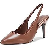 Karl Lagerfeld Womens Rosalyn Pointed Toe Slingback Pump