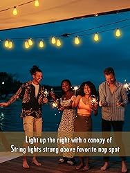 DAMAING Outdoor String Lights LED 150Ft Outside