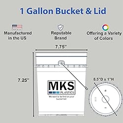 1 Gallon Bucket & Lid -70 Mil All Purpose Pail