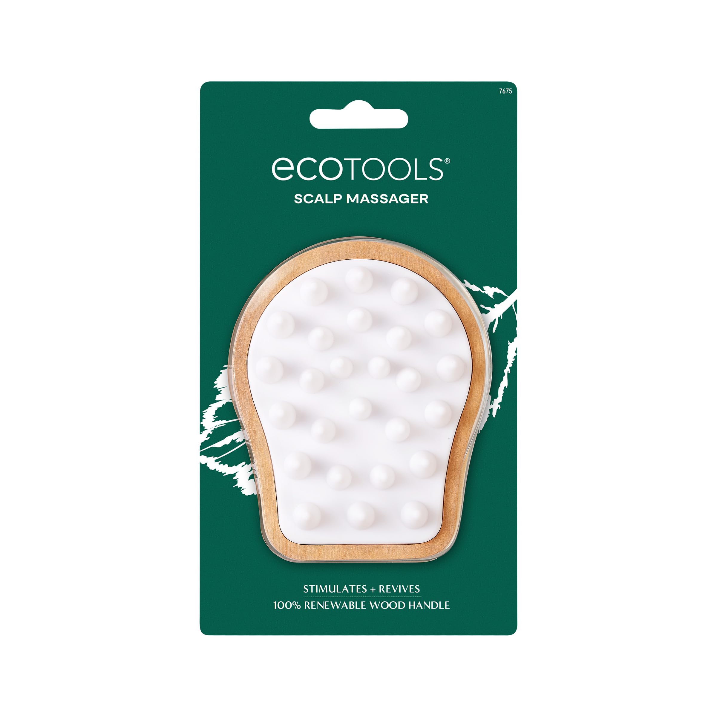 Photo 1 of EcoTools Scalp Massager, Scalp Scrubber Stimulates & Exfoliates for Better Hair Health, Reduces Product Build-Up, Gentle Silicone Bristles Massage, Eco-Friendly & Cruelty-Free, 1 Count