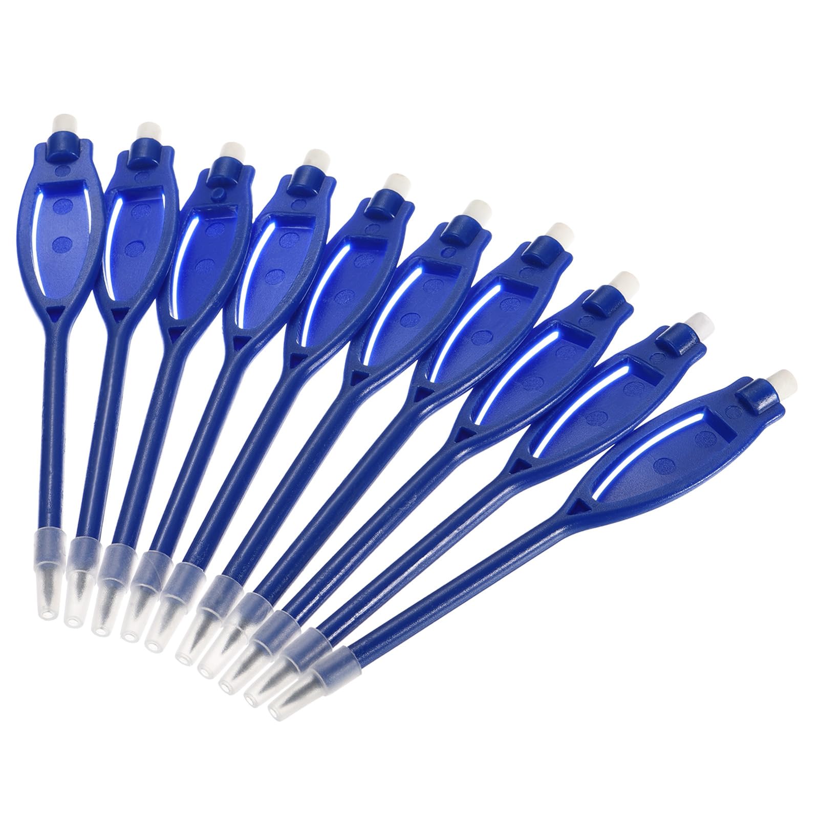 M METERXITY 20 Pack Golf Scoring Pencils with Eraser - Golf Marker Pens, Oval Handle with Clip, Apply to Golf Events (Blue)