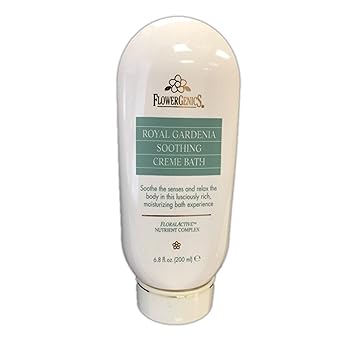 Amazon Com Flowergenics Royal Gardenia Soothing Creme Bath 6 8 Oz Bath Products Beauty