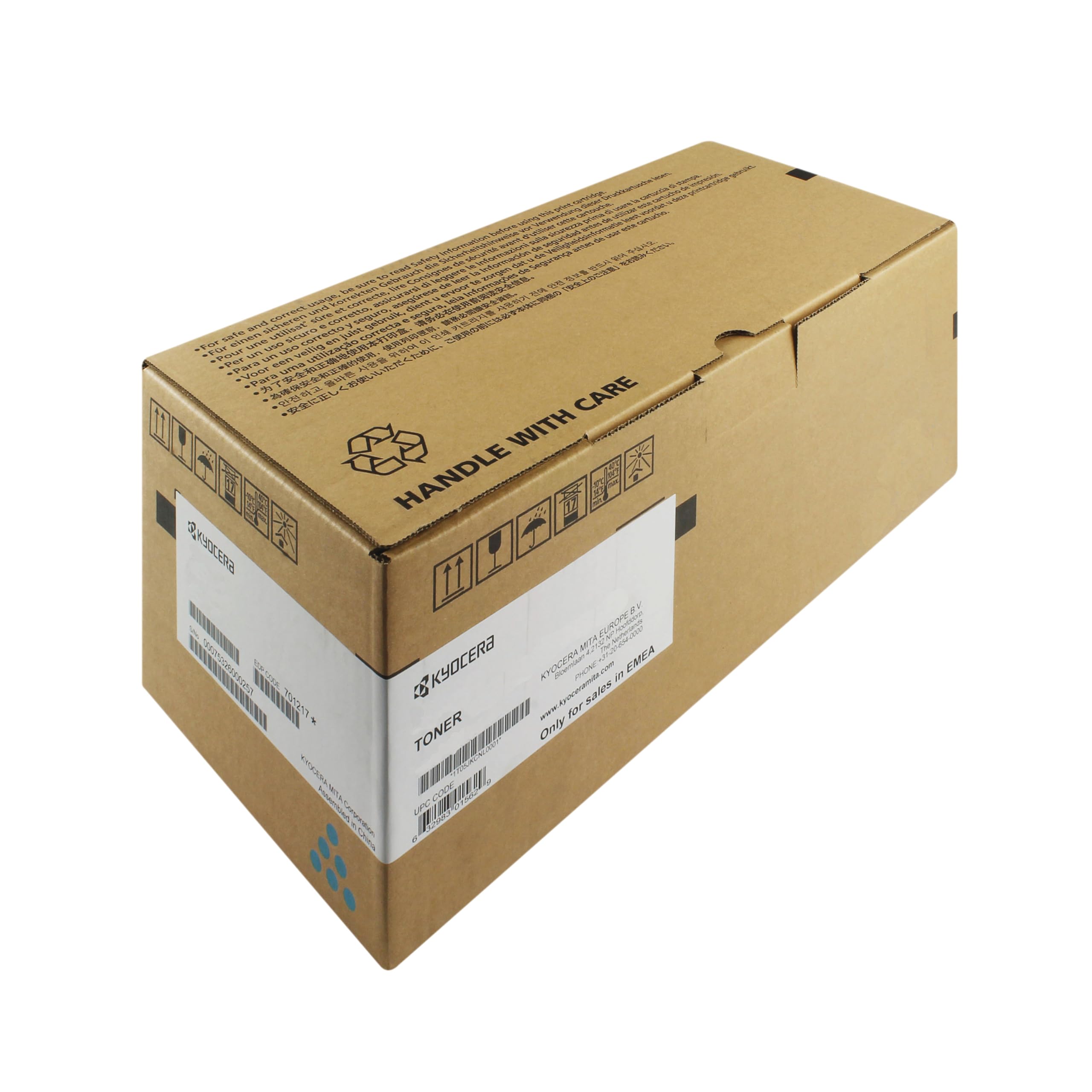 Kyocera TK-5230C Toner Cyan, Original Premium Cartridge 1T02R9CNL0. Compatible ECOSYS Printers M5521cdn/cdw, P5021cdn/cdw,XL