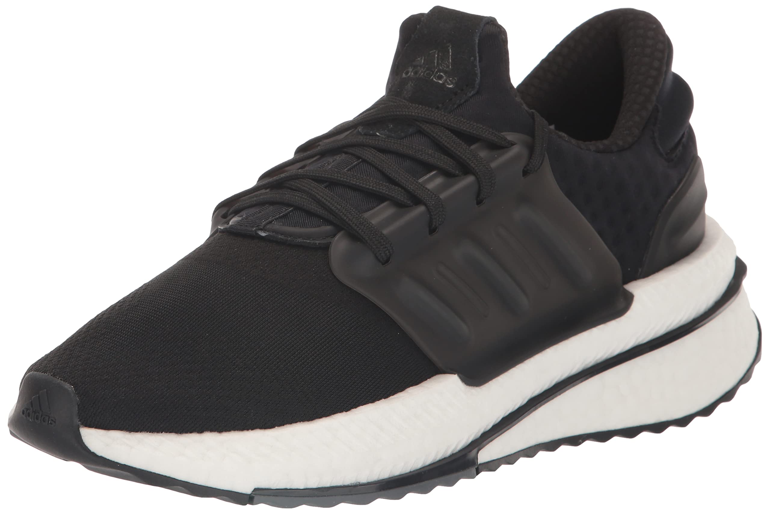 adidas mens X_PLRBOOST Black/Grey/White 9.5