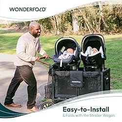 WONDERFOLD Stroller Wagon Car Seat Adapter - Secure