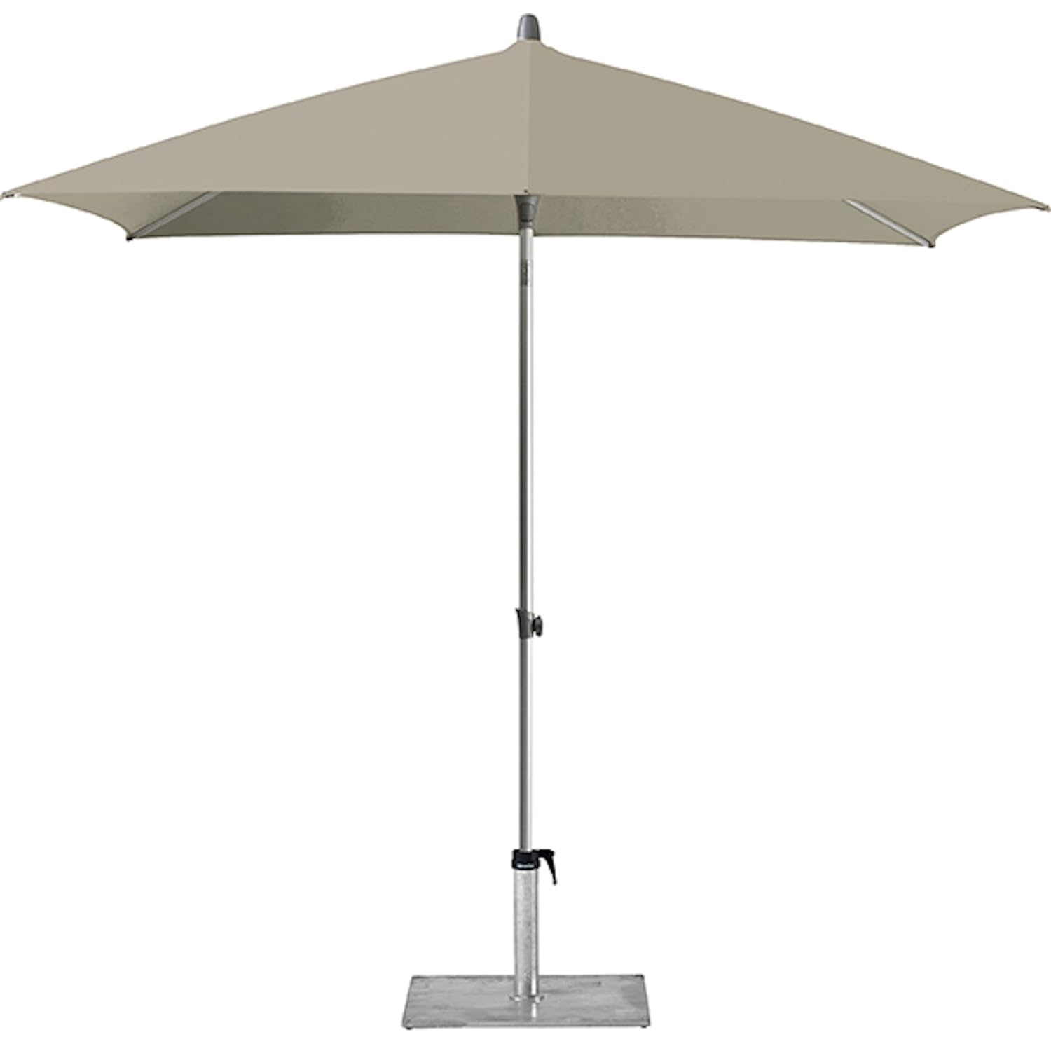 easy PUSH GLATZ Parasol Aluminium 240 x 240 CM Ash Amazon.co.uk
