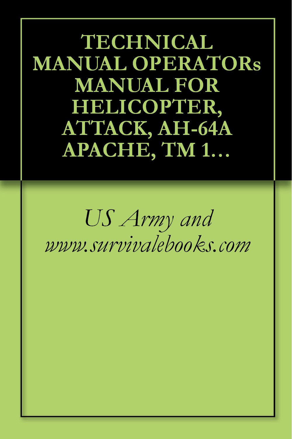 TECHNICAL MANUAL OPERATOR’s MANUAL FOR