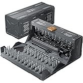 EZARC Electric Screwdriver Set, 181 in 1 Cordless Screwdriver, 3 Torque Settings with 160 Magnetic Precision Bits, Power Screwdriver Repair Tool Kit for Phone Laptop Camera Watch Computer