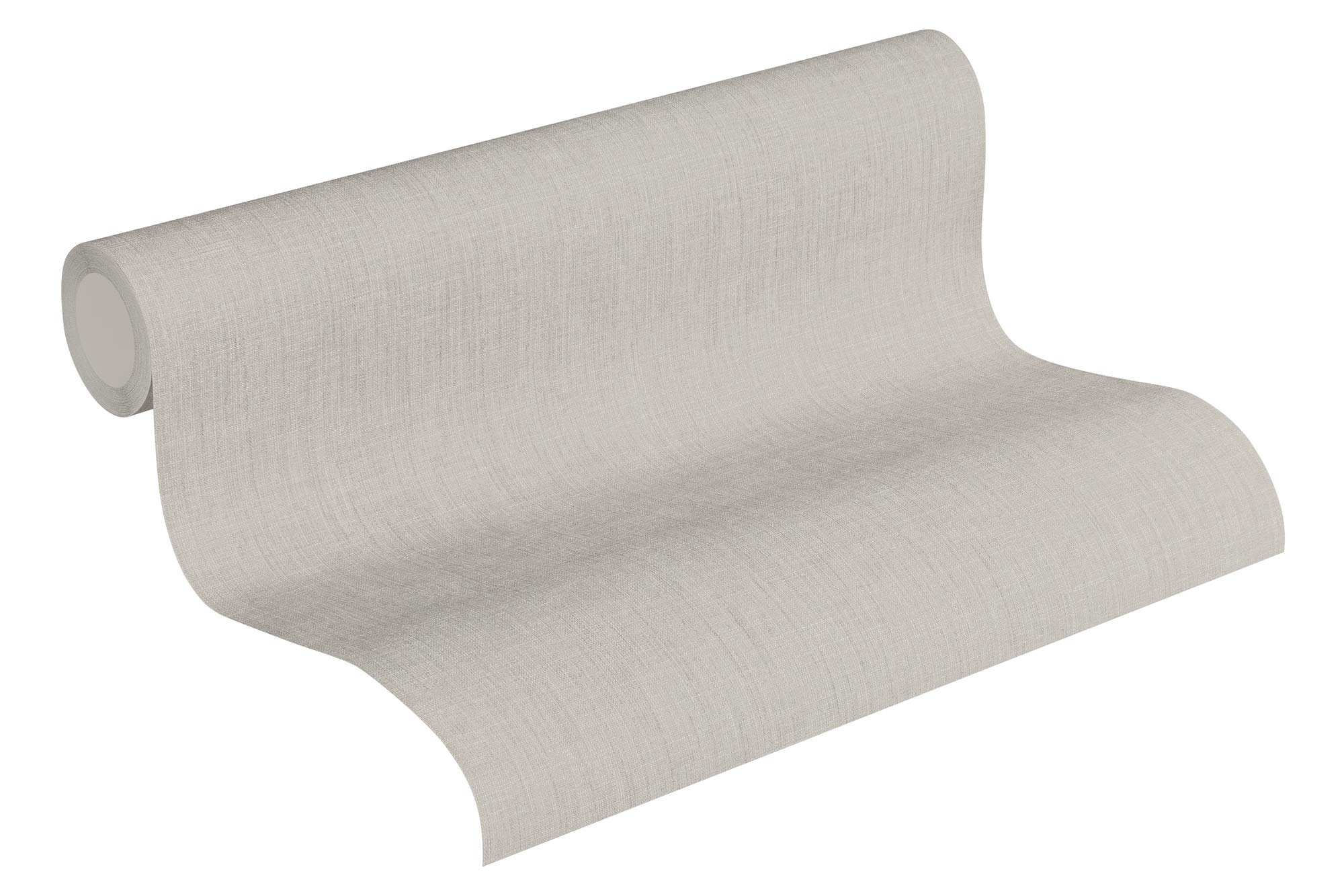 Livingwalls Plain Wallpaper Metropolitan Stories Non-Woven 10.05 m x 0.53 m Grey Made in Germany 369226 36922-6
