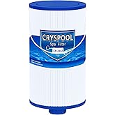 Cryspool® 2402 Filter Compatible with Watkins 303279, FC-2402, Free Flow and Lifesmart Hot Tub Filter, 1 1/2" Finer Thread Spa Filter Cartridge, 1 Pack