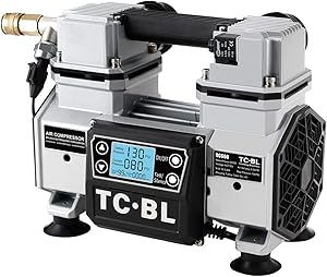 TC·BL Portable Air Compressor 110V,Ultra Quiet Air Compressor Oil Free and Lightweight Small Air Pump.