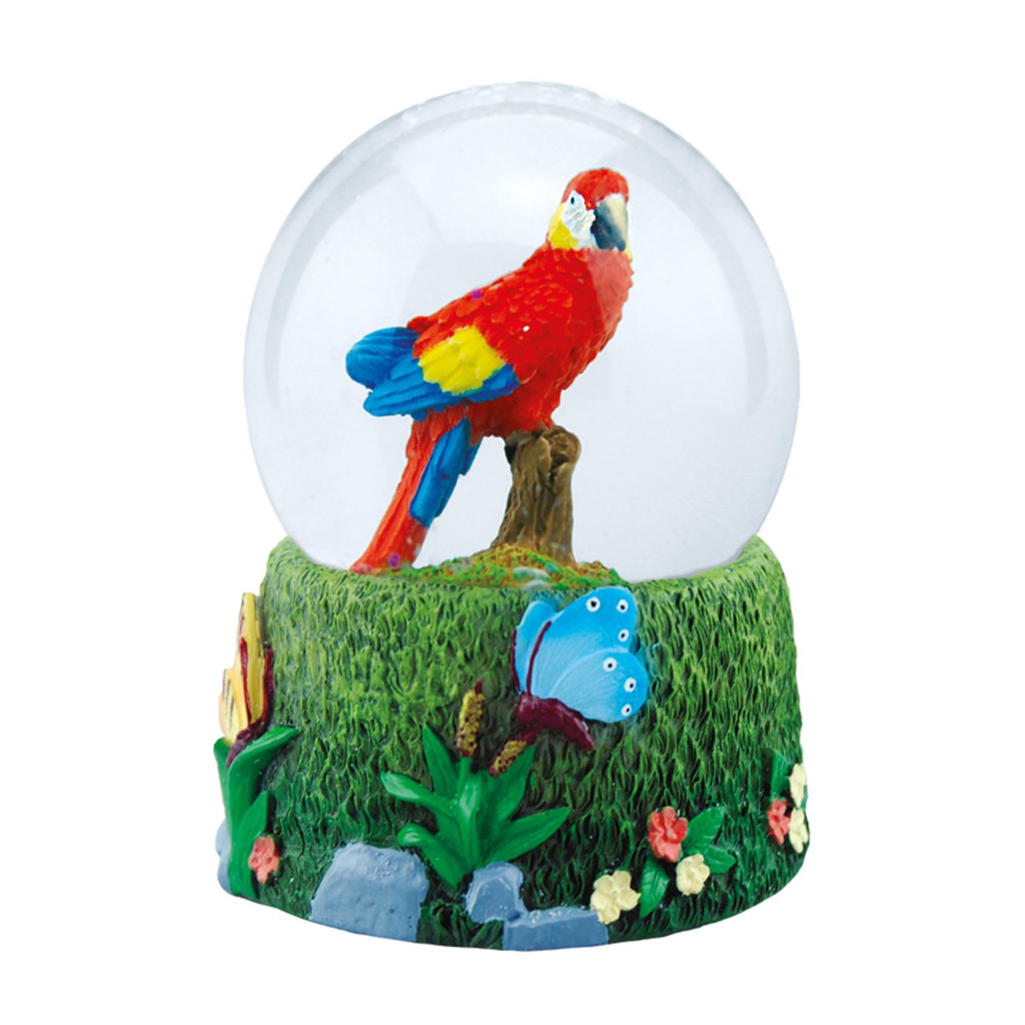 Water Globe - Parrots from Deluxebase. Decorative Snow Globe Ornament with Parrot Figurines, Glass Glitter Dome with Resin Base, Novelty Home Decor Display Piece. — image 1