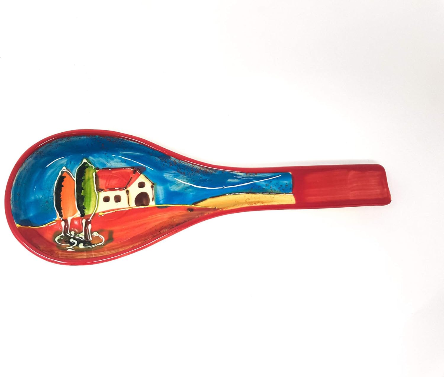 Divine Deli Tuscany Hand Painted Spanish Style Spoon Rest Amazon.co.uk