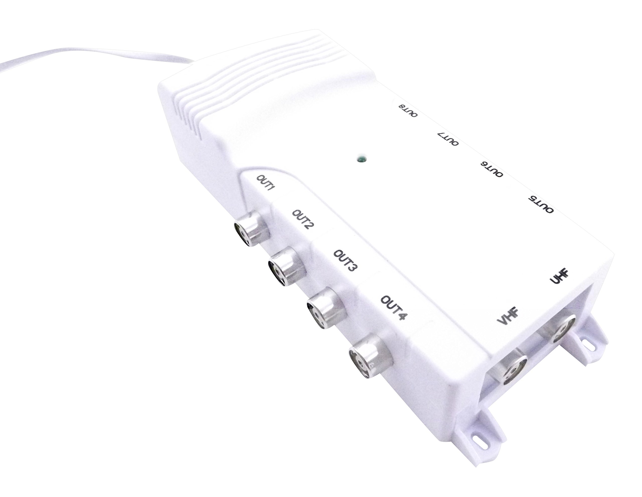 75 SERIES Antiference DAR280 2 In 8 Out IR Pass Distribution Signal Amplifier Booster - White
