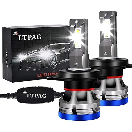 H11 LED Headlights Bundle with H11 LED Fog Lights, Low Beam and Fog Lights Combo, 6000K Bright White, Halogen Replacement, Quick Installation