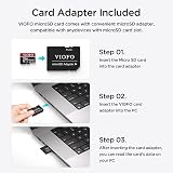 VIOFO 256GB U3 A2 V30 microSDXC Card Industrial Grade 4K Video Recording Adapter view 3