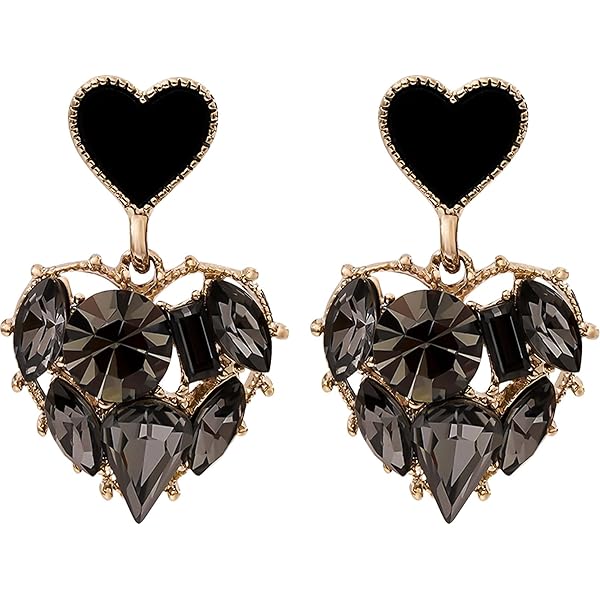 Heart Silver Stud Earrings | Astrid & Miyu Earrings